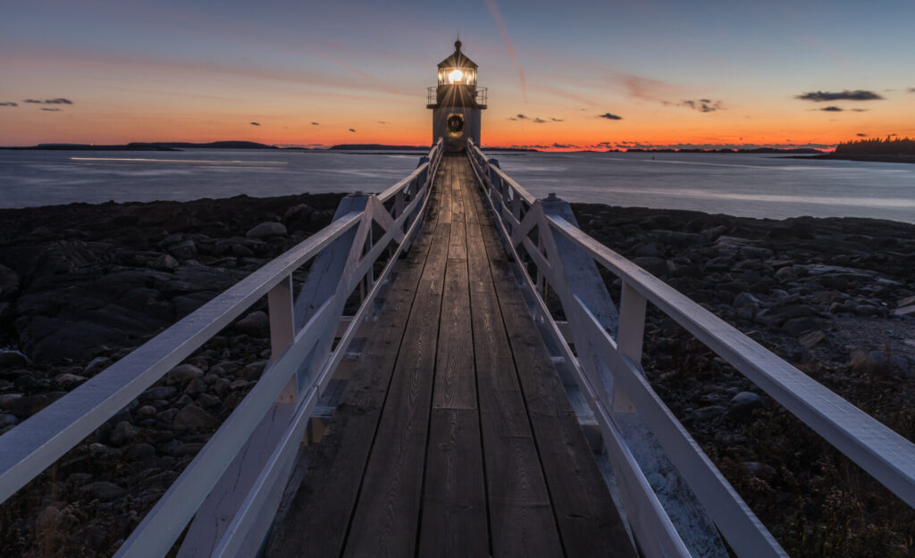 Marshall Point Lighthouse in Port Clyde, Maine